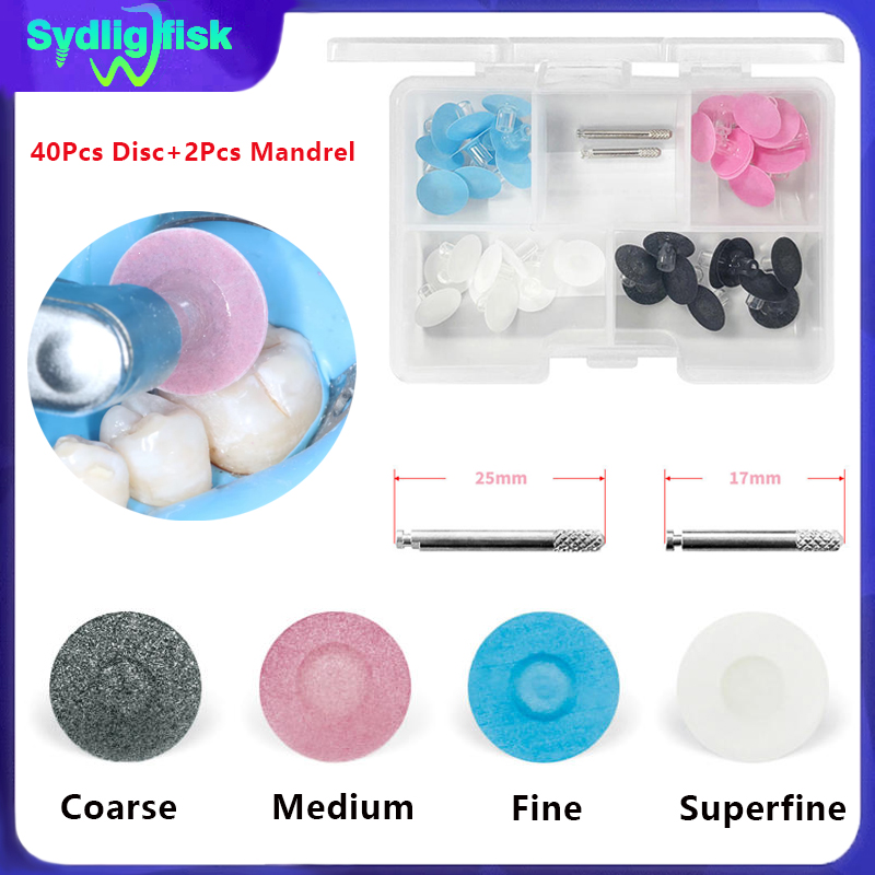 Teeth Whitening Express - 40 disques de polissage dentaire pour