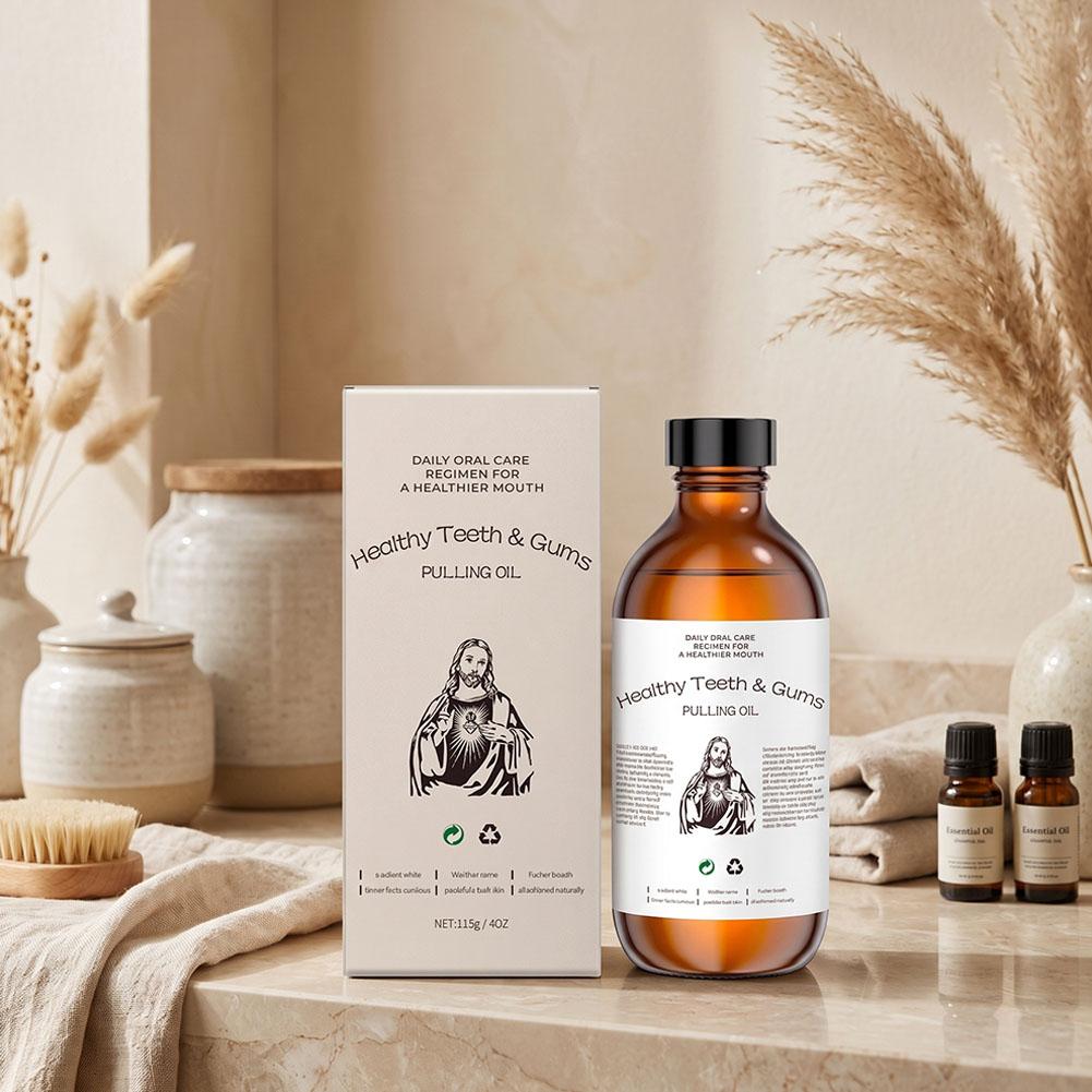 Teeth Whitening With Coconut Oil - Bain de bouche à l'huile de