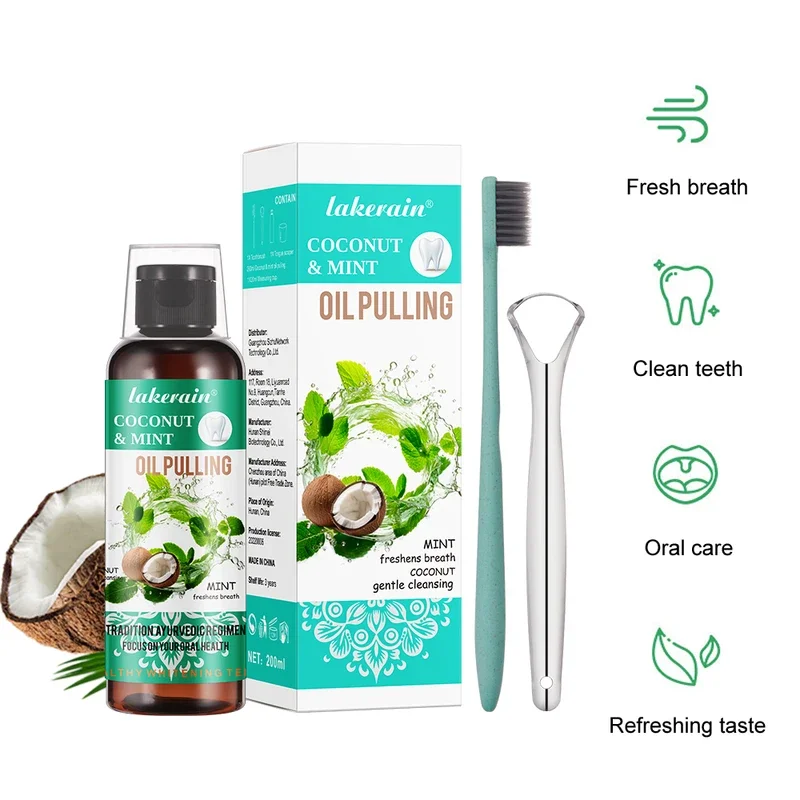 60/100/200/250ml Huile de tira - Teeth Whitening With Coconut Oil avis et prix