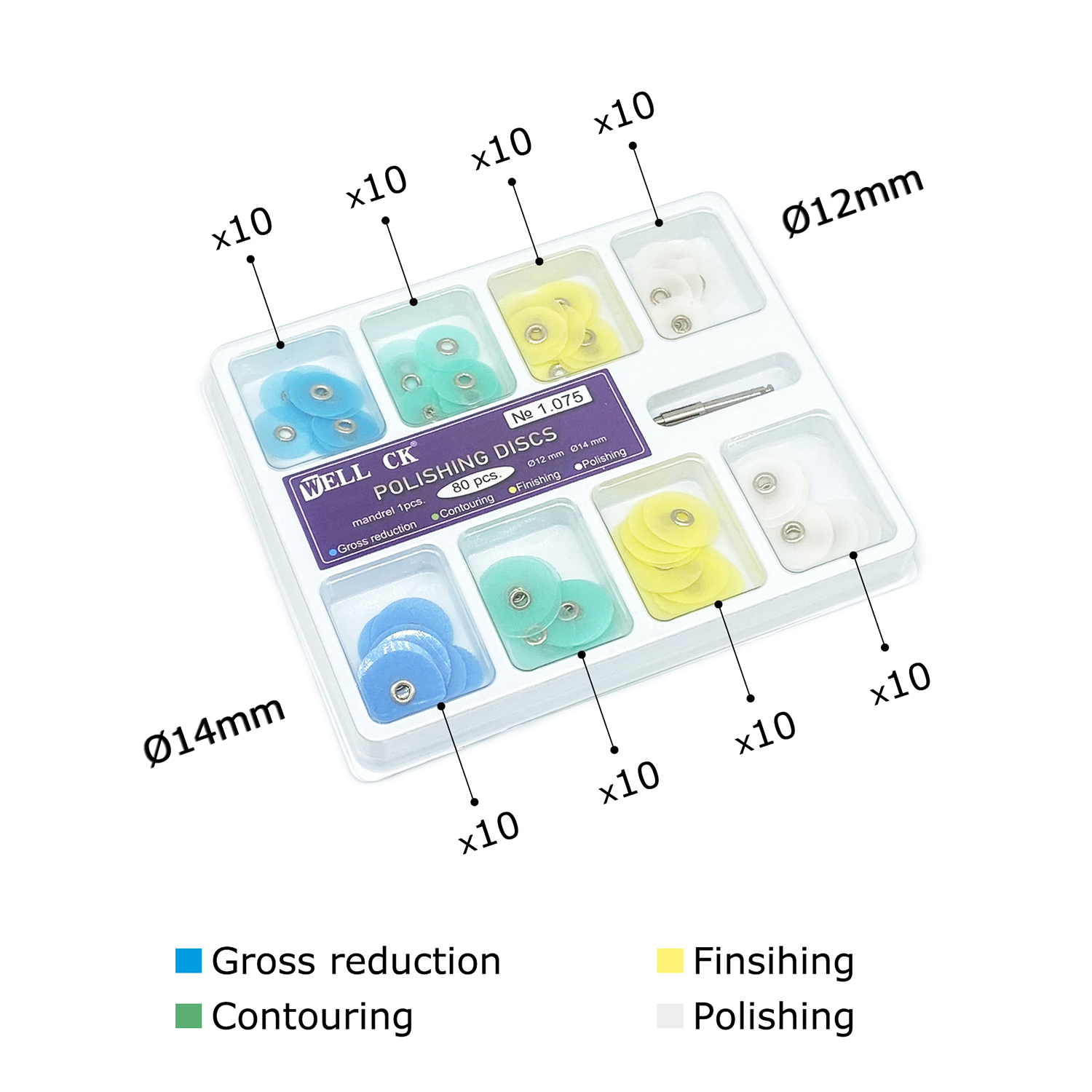 WELL CK 40/80 pièces disques d - Teeth Whitening Express avis et prix