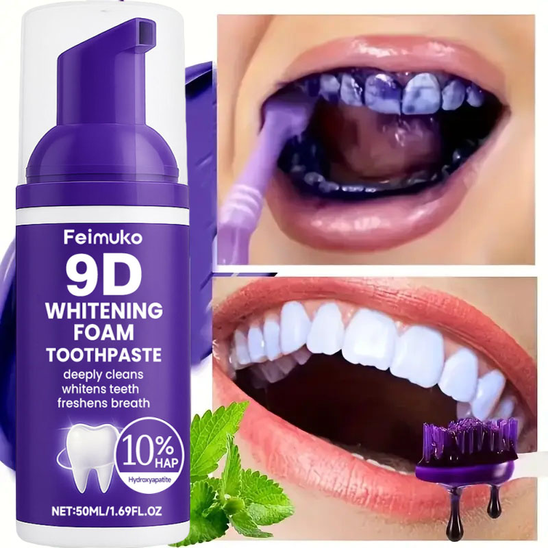 Mousse dentifrice blanchissant - Teeth Whitening Yellow Teeth avis et prix