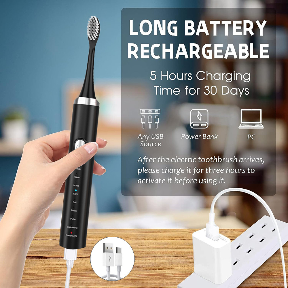 Ensemble de brosses à dents él - Electric Toothbrush Sonic avis et prix