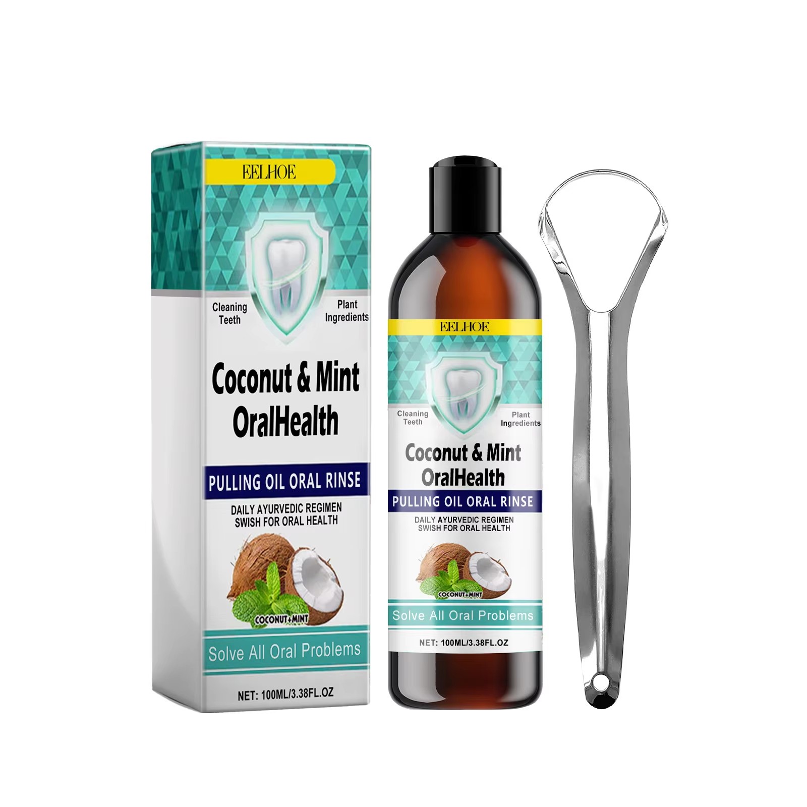 EELHOE – huile de noix de coco - Teeth Whitening With Coconut Oil avis et prix