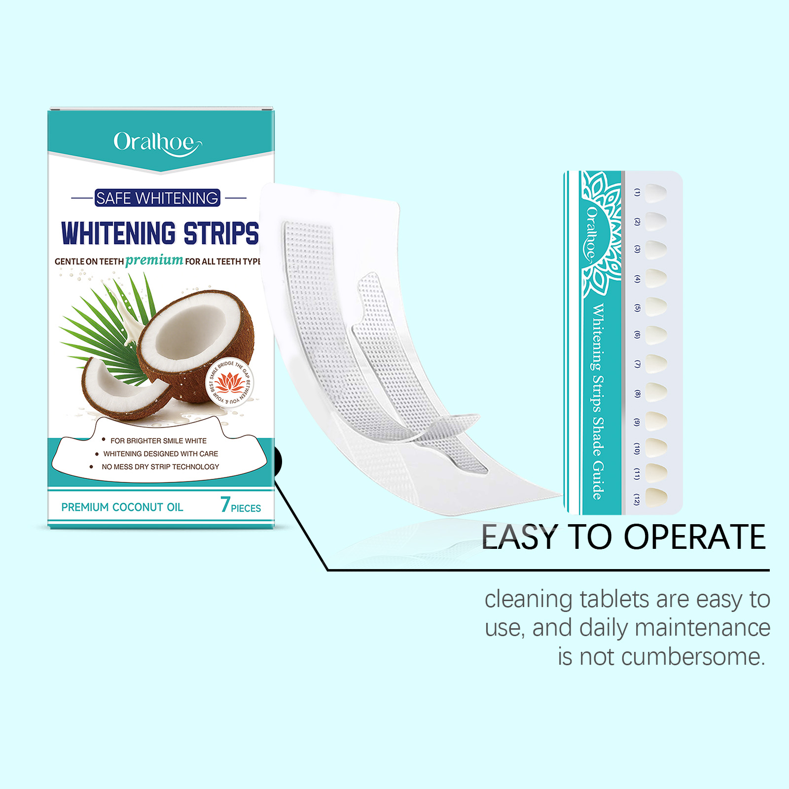 Bandes blanchissantes pour les - Teeth Whitening With Coconut Oil avis et prix