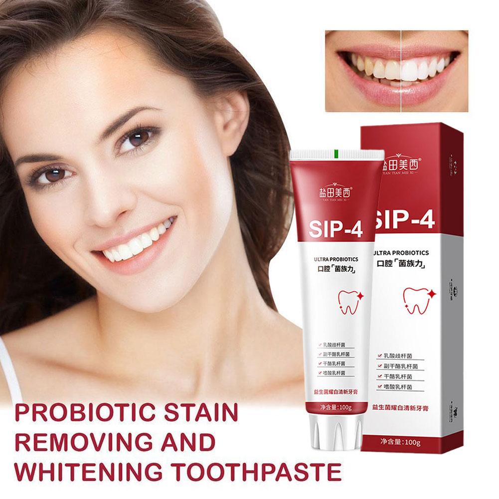 Dentifrice blanchissant probio - Teeth Whitening Yellow Teeth avis et prix