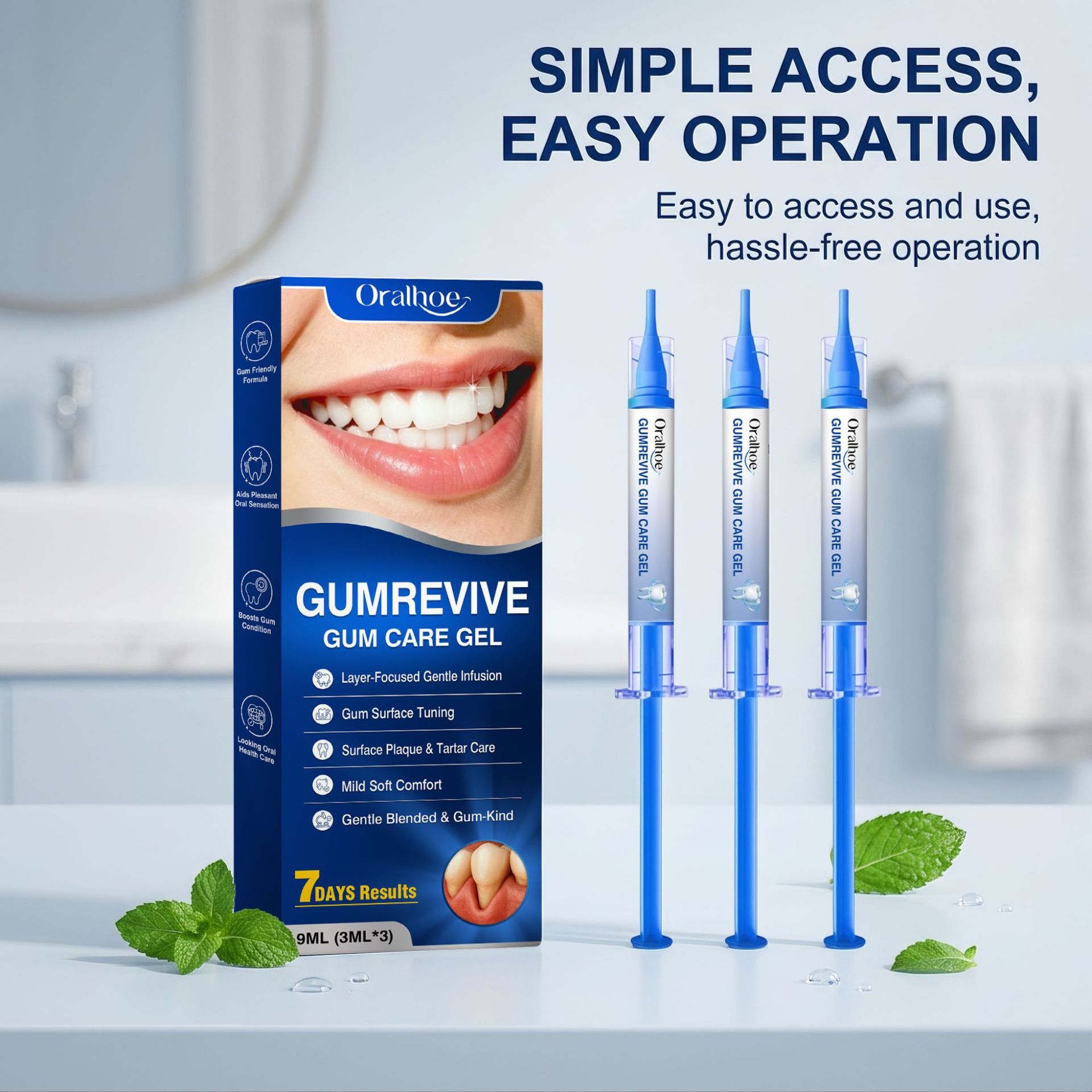 Gel de soin buccal, kit de ser - Teeth Whitening Price avis et prix