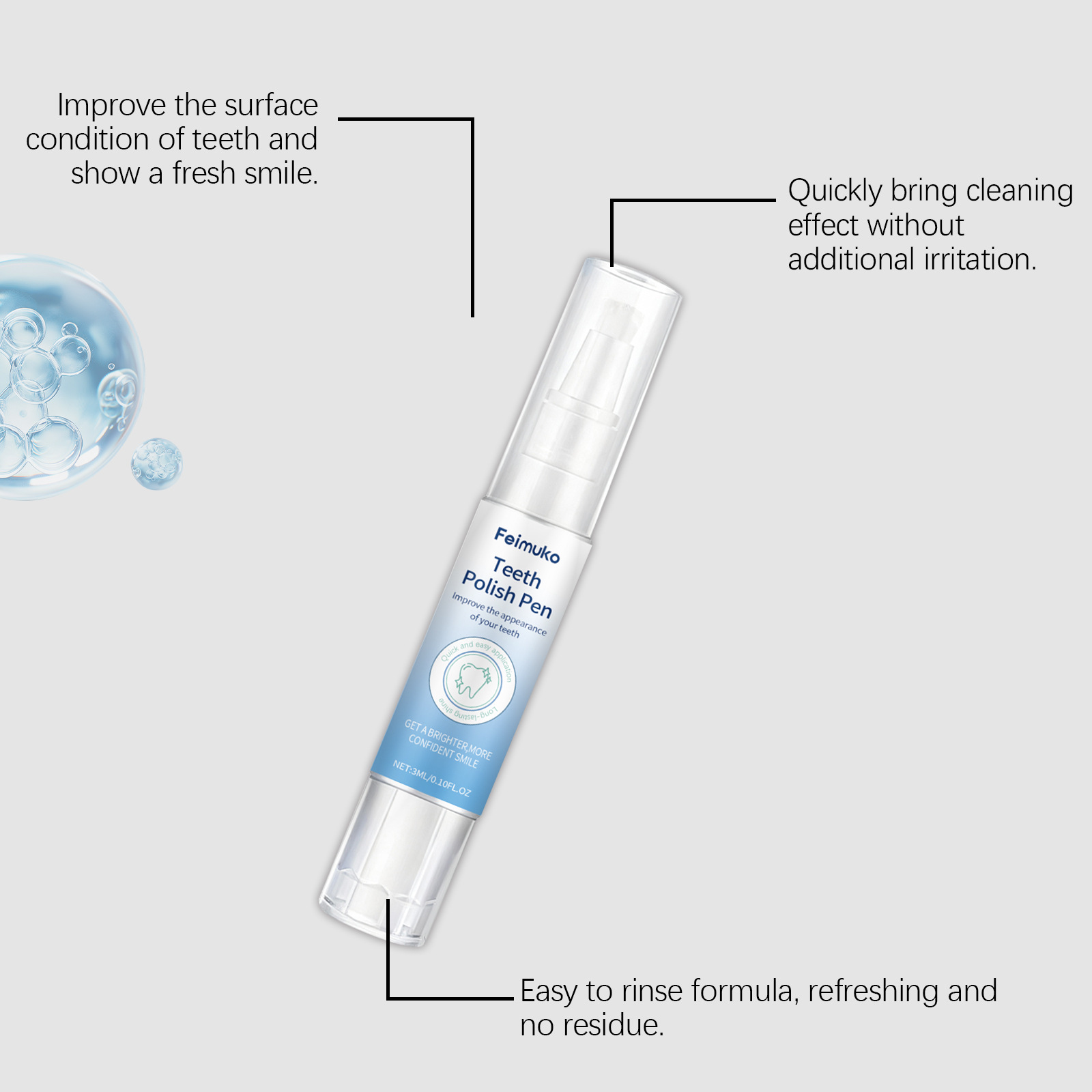 Peinture blanchissante pour le - Teeth Whitening Instant avis et prix