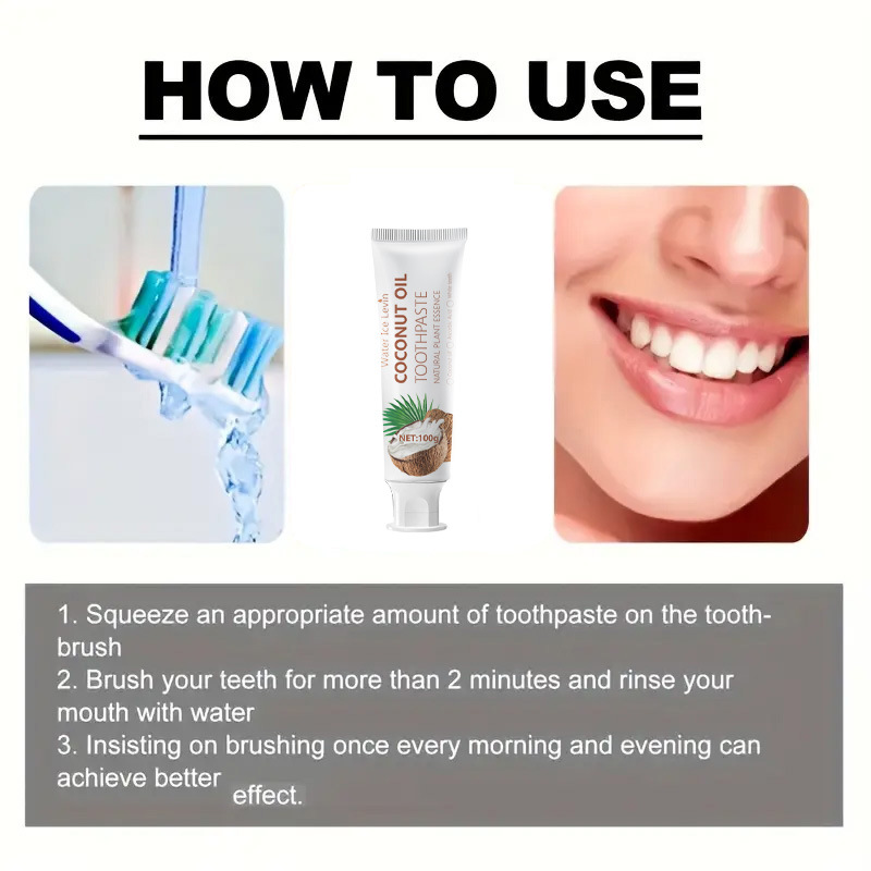 Dentifrice blanchissant à l'hu - Teeth Whitening With Coconut Oil avis et prix