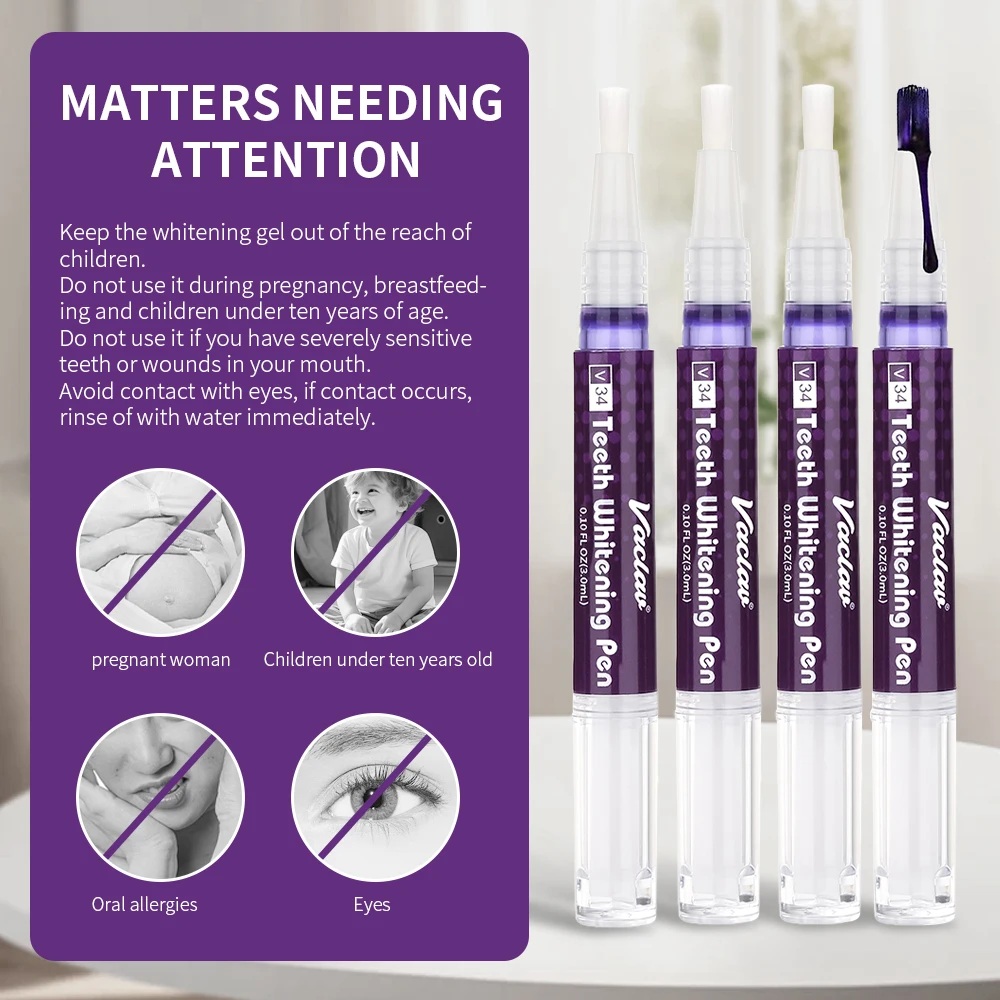 Vaclav V34 stylo gel de blanch - Teeth Whitening Price avis et prix