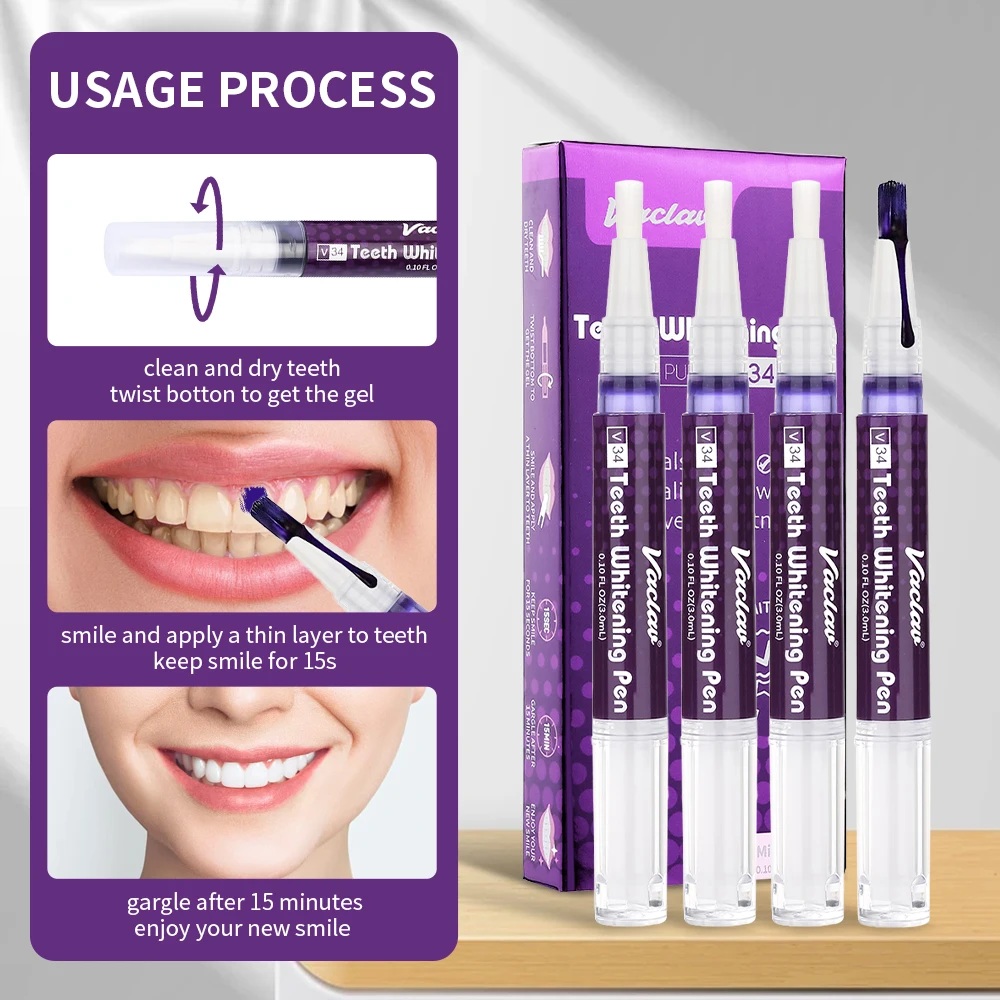 Vaclav V34 stylo gel de blanch - Teeth Whitening Price avis et prix